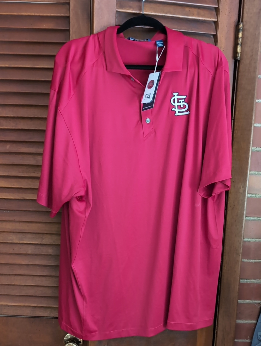 Cutter & Buck Cardinals Red Performance Polo